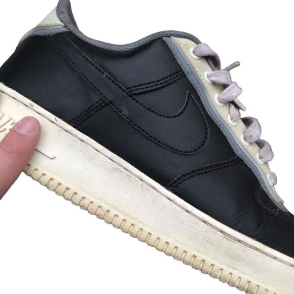 RARE Nike Air Force 1 Low '07 LV8 1 Black Pure Platinum Size 11 - Picture 12 of 16